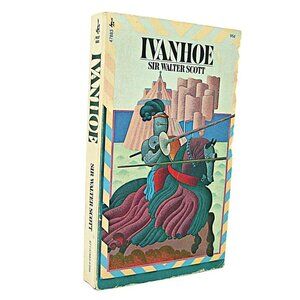 Ivanhoe by Sir Walter Scott 1972 Paperback Book Vintage Pocket Books Publishing